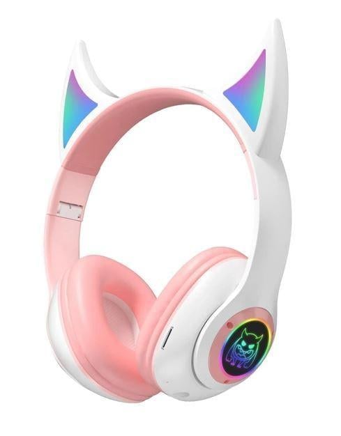 Наушники Cat STN-25 с ушками Bluetooth Розовый (10919119)