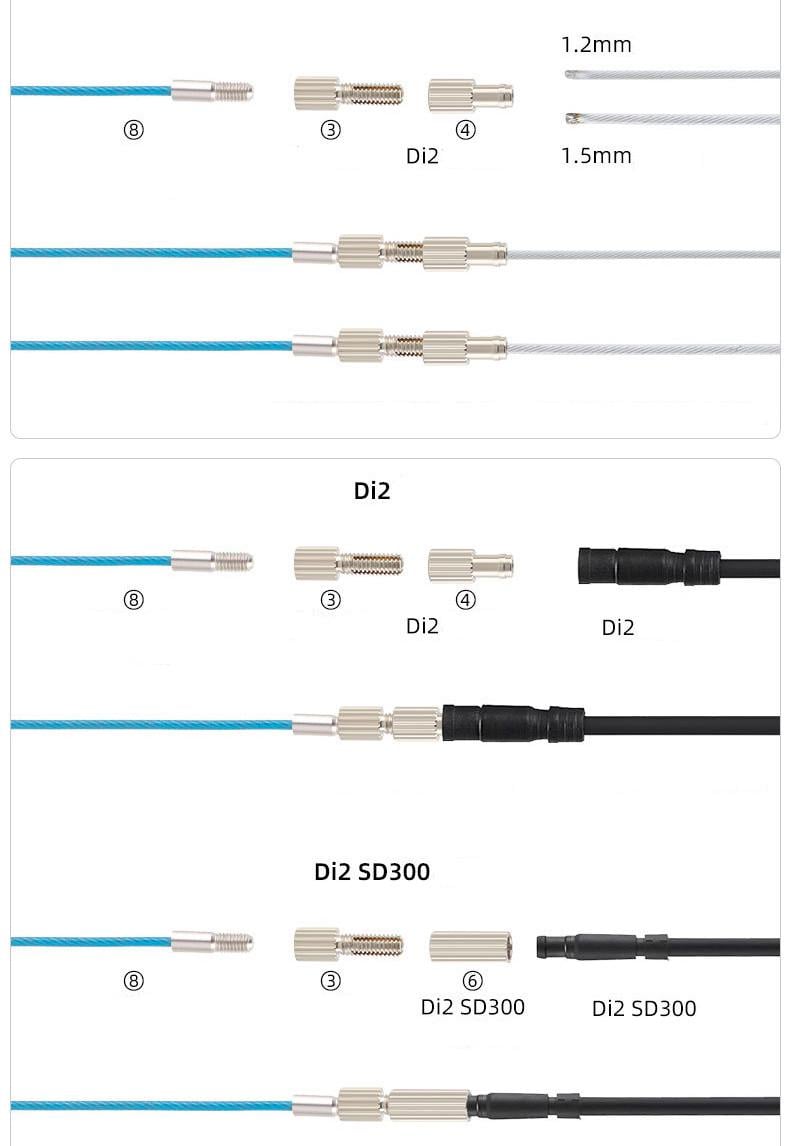 Комплект для протягивания троса в раме велосипеда Toopre Синий (8122) - фото 9 Комплект для протягивания троса в раме велосипеда Toopre Синий (8122) - фото 9