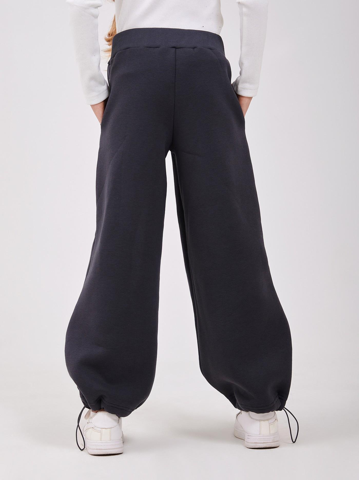 Штани для дівчинки Smil 128 см Темно-сірий (115721) - фото 3