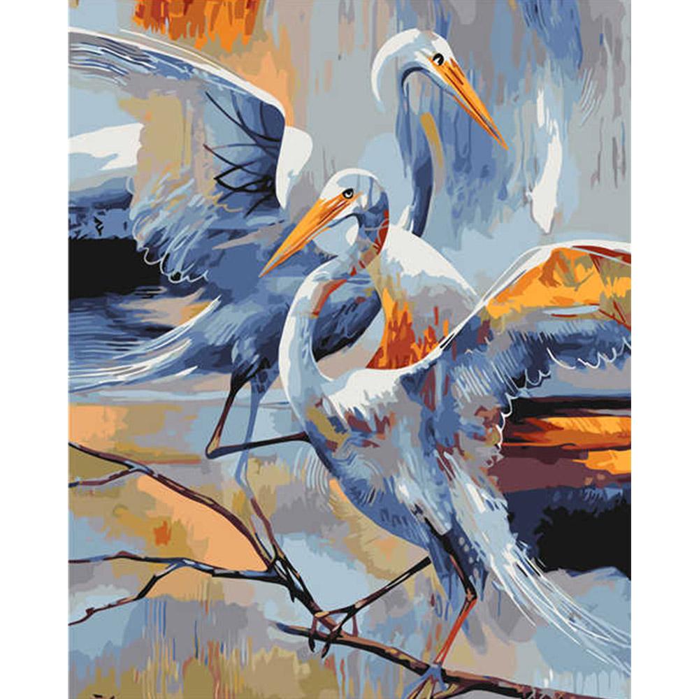Картина по номерам Strateg Аисты 40x50 см (VA-2837)
