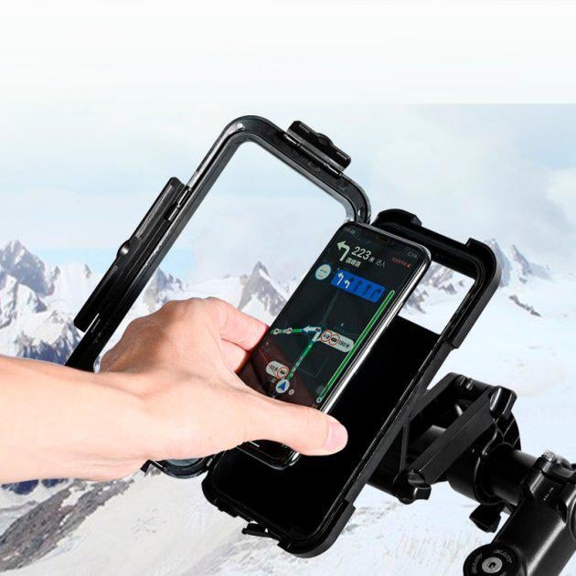 Велодержатель для телефона Xiamen Bicycle Phone Holder Black (ВТ050493) - фото 4