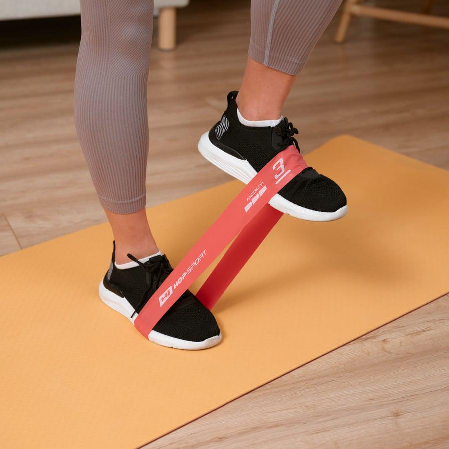 Набор резинок для фитнеса Hop-Sport 600x50 мм HS-L650RLR Красный (5168) - фото 6 Набор резинок для фитнеса Hop-Sport 600x50 мм HS-L650RLR Красный (5168) - фото 6