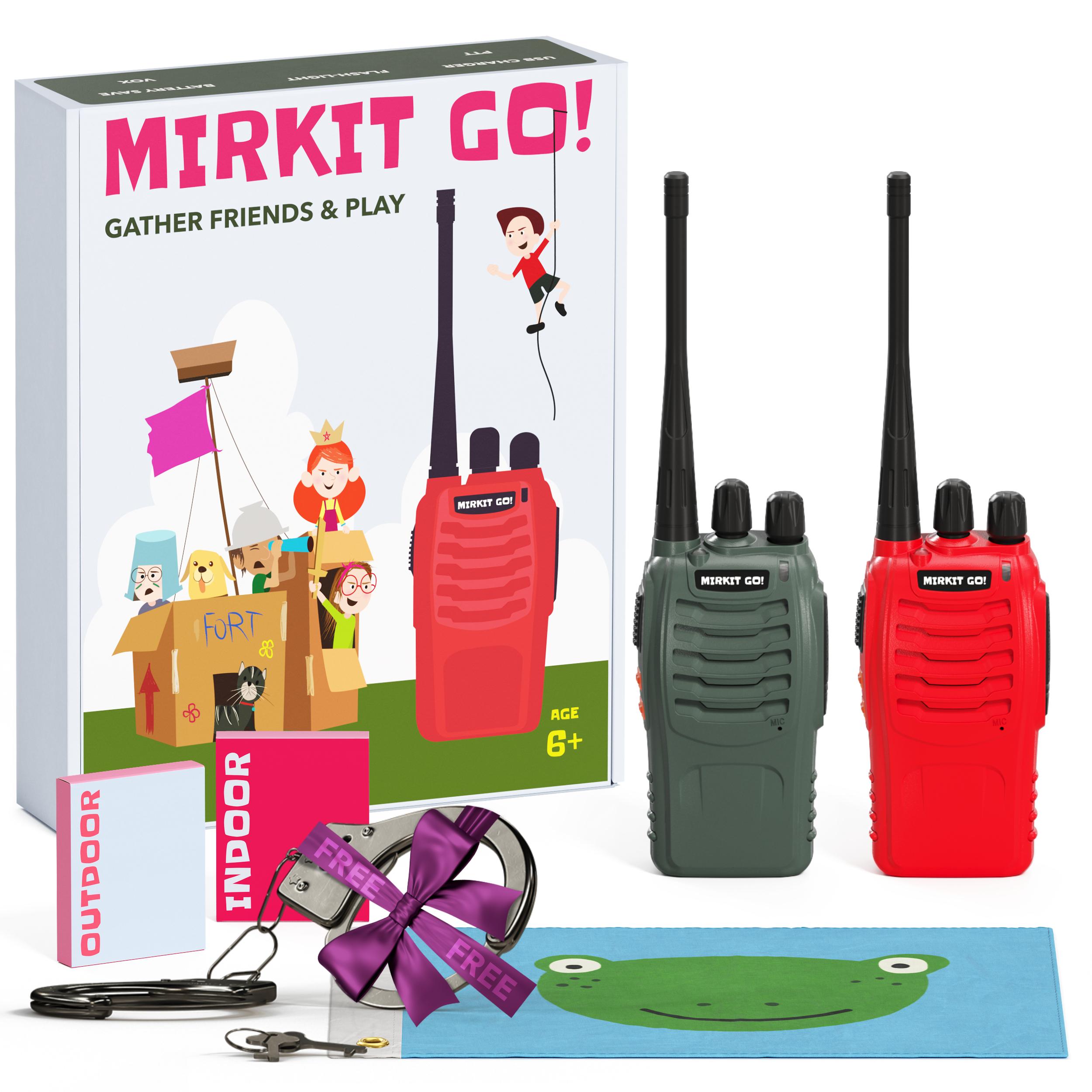 Детский игровой набор MIRKIT GO! 2 рации BF-888s/4 дворовые игры (8733)