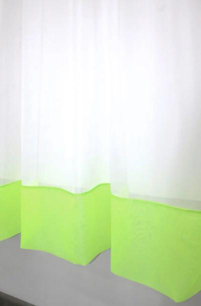 Шторки на кухню/балкон шифон 270х170 см Неоновий/Салатовий (110к) - фото 4 Шторки на кухню/балкон шифон 270х170 см Неоновий/Салатовий (110к) - фото 4