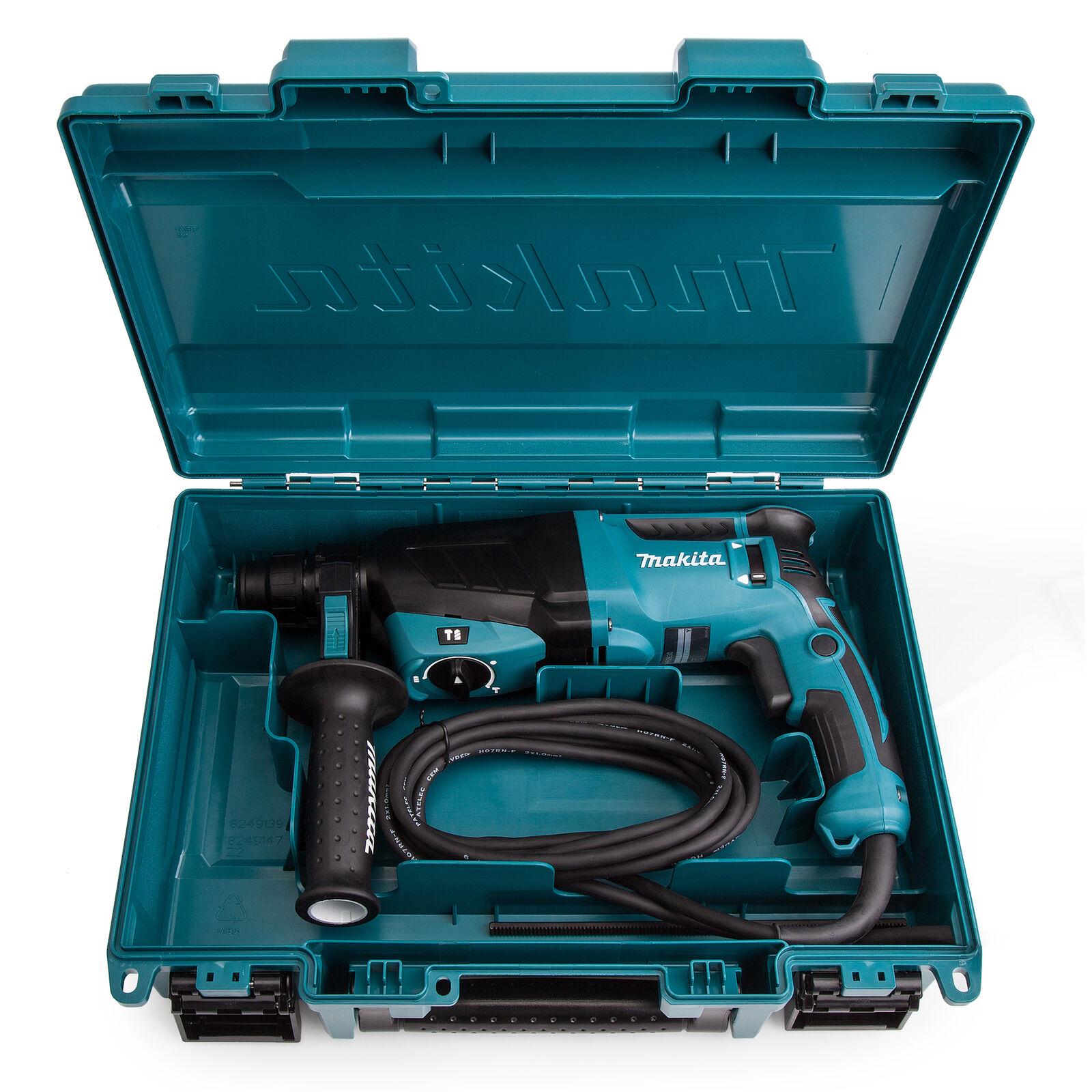 Сетевой перфоратор Makita HR2630 (SDS+, 800 Вт) с модифицированным переключателем режимов + кейс (4511)