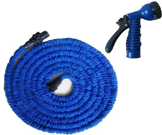 Шланг поливочный x-hose саморастягивающий 52,5 м Синий (GR-06221)