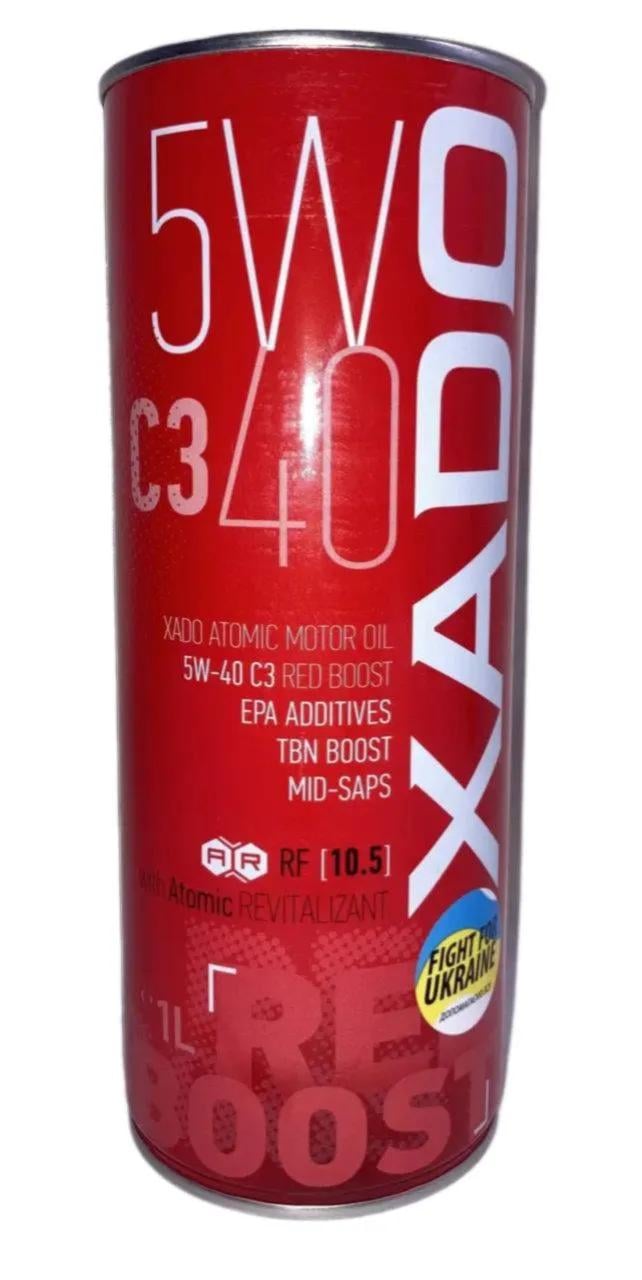 Моторное масло XADO Atomic Oil RED BOOST C3 SP 5W-40 1 л (XA26122)