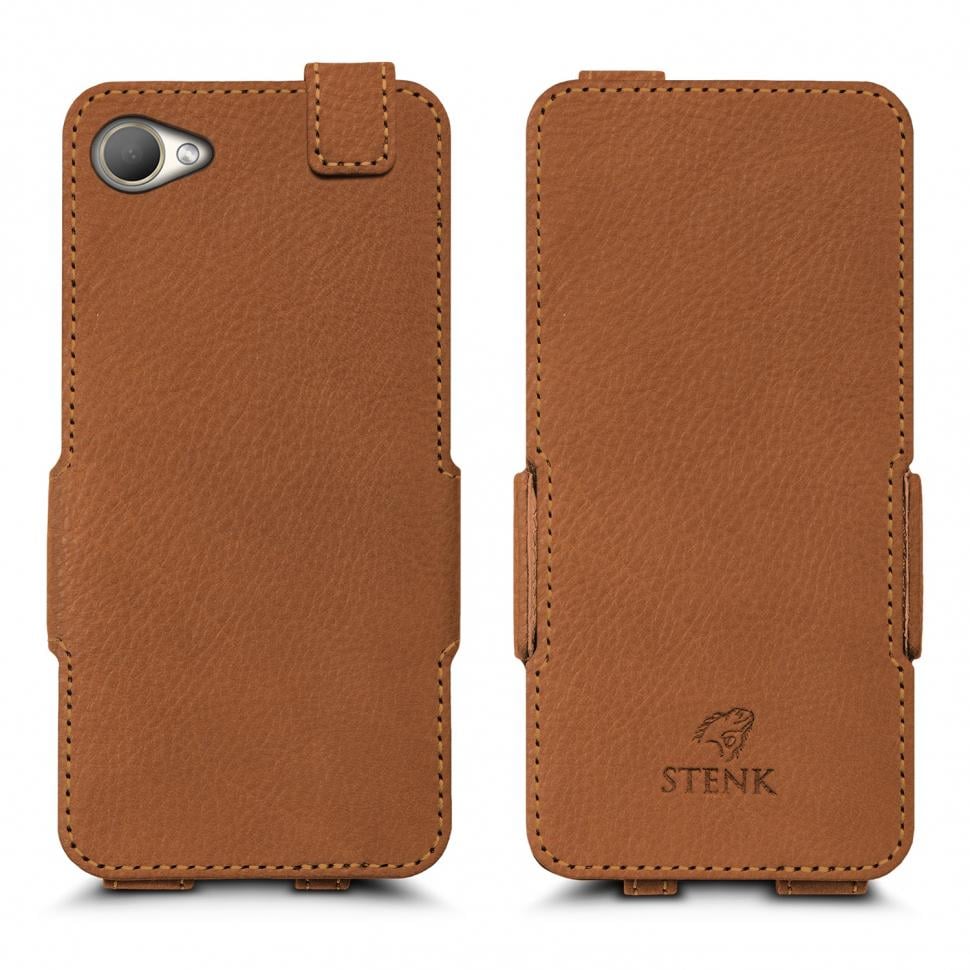 Чехол флип Stenk Prime для HTC Desire 12 Camel (63694)
