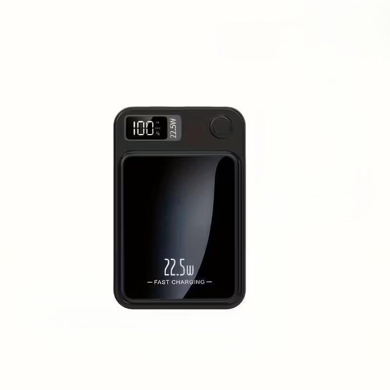 Повербанк магнитный с беспроводной зарядкой 5000 mAh 22,5W PD 20W LED дисплей USB-C (2930525704)