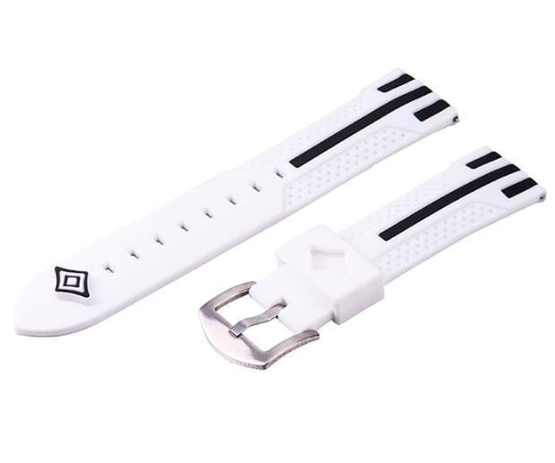 Силіконовий ремінець Primo Dart для годинника Xiaomi Huami Amazfit Sport SmartWatch White/Black (718663800)
