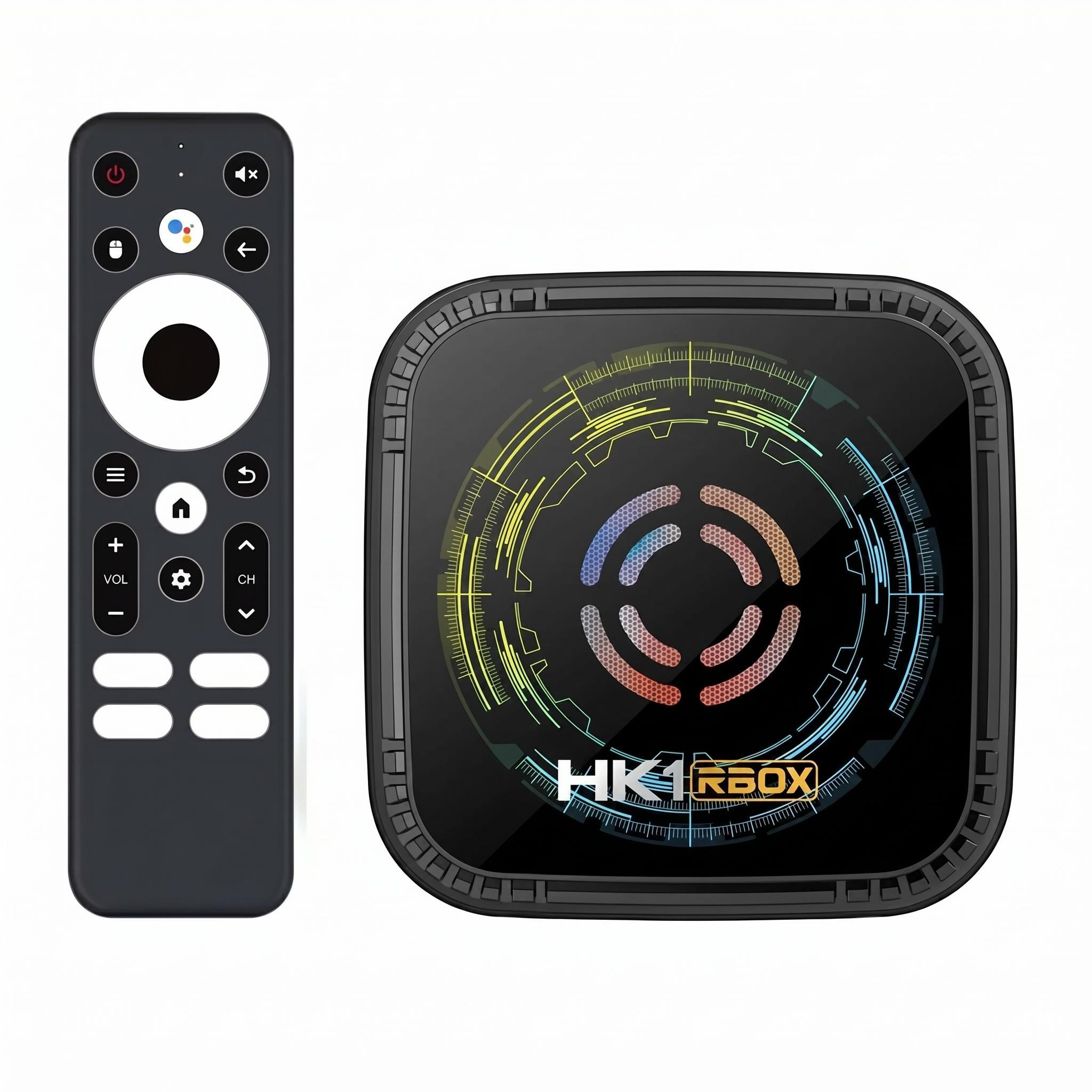 Смарт приставка ТВ HK1 RBOX H8X Allwinner H728 4/64 Гб 8 ядер Android 14 поддержка 4К и 8K аэромыша голосовое управление (426)