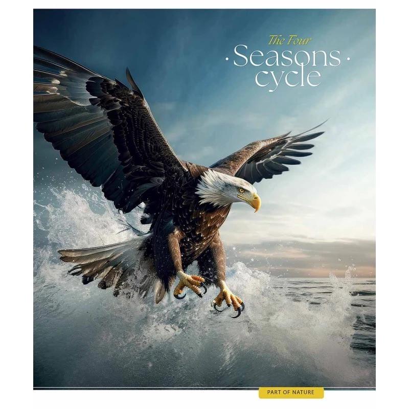 Зошит учнівський "Four seasons" 048-3403L-5 у лінію 48 аркушів