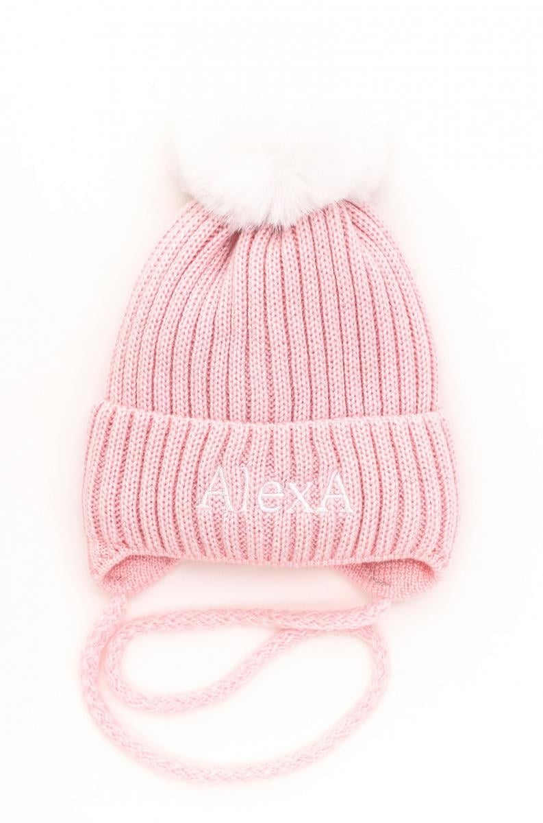 Шапка дитяча зимова Alex Джейн 38-42 см Світло-рожевий