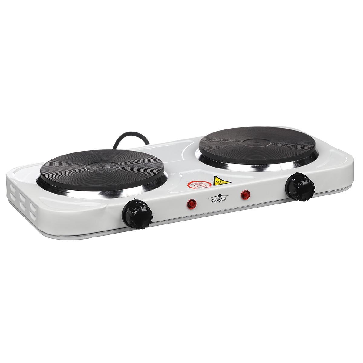 Настільна плита Stenson ME-0014S 2000W Білий (b32a79c0)
