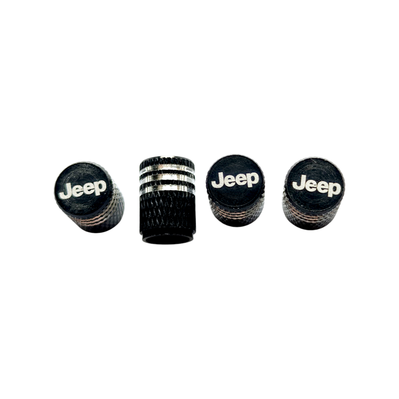 Колпачки на ниппель с логотипом JEEP металлические Черный (1785826148)