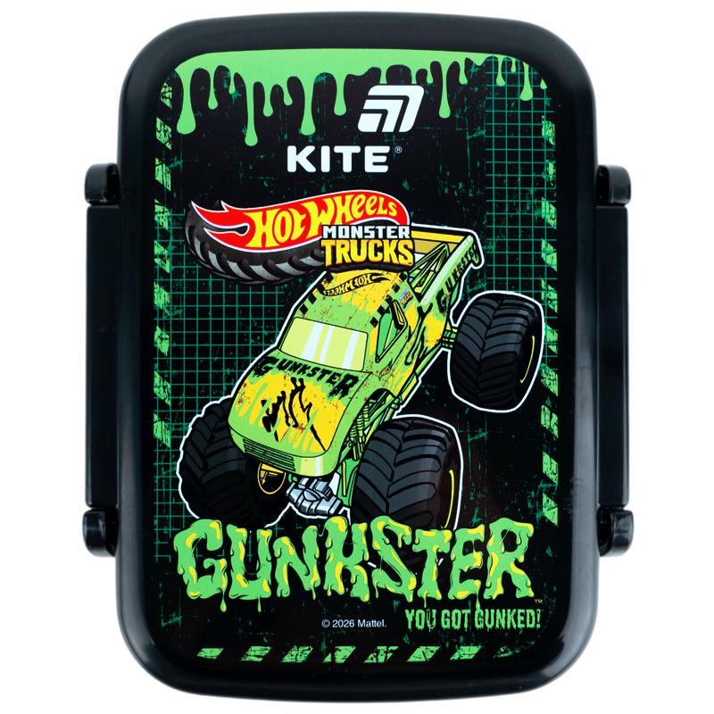 Ланчбокс для еды KITE Hot Wheels с распределителем 420 мл (HW26-160)