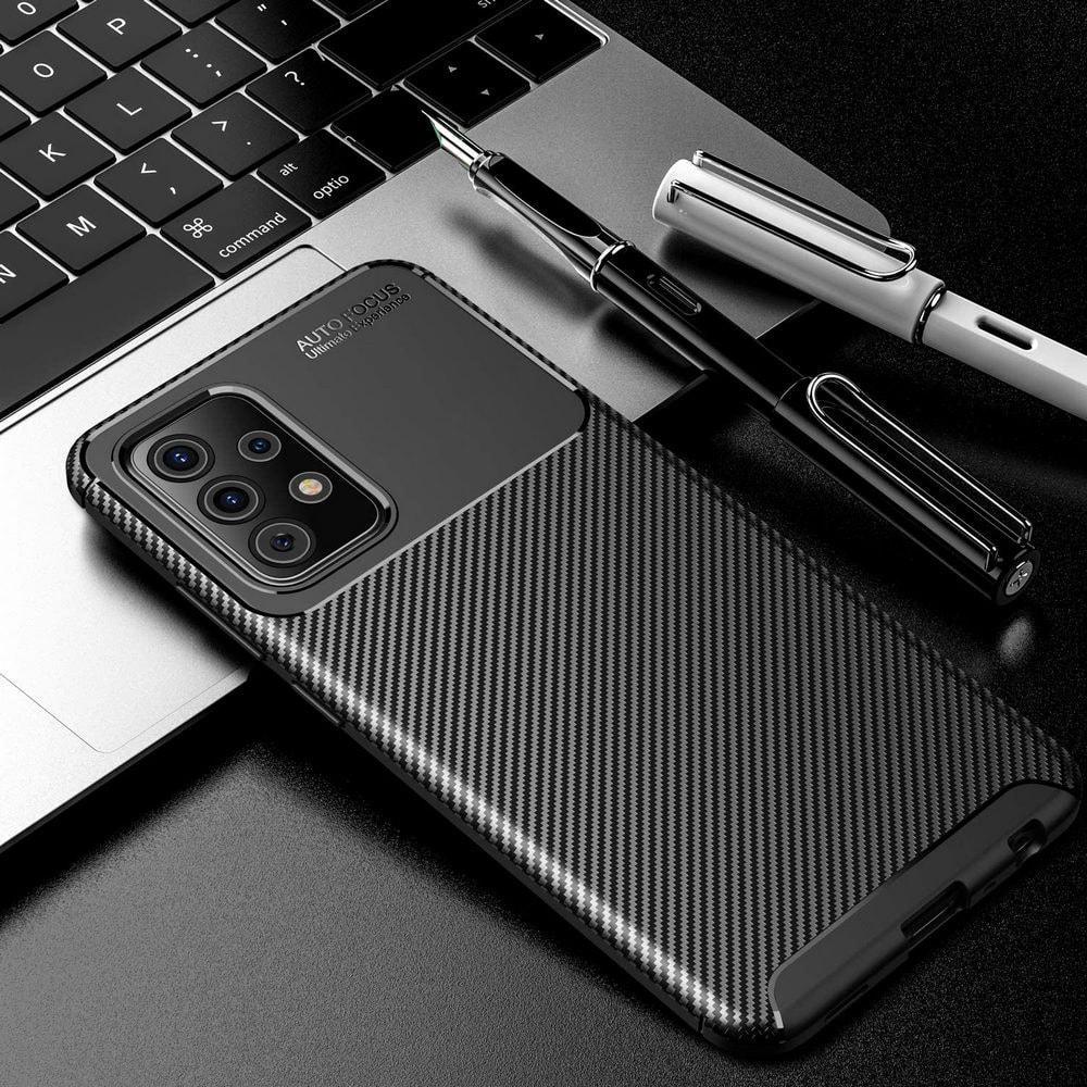 Чехол накладка Autofocus Carbon Samsung Galaxy A33 5G A336 Black (29553-2B)