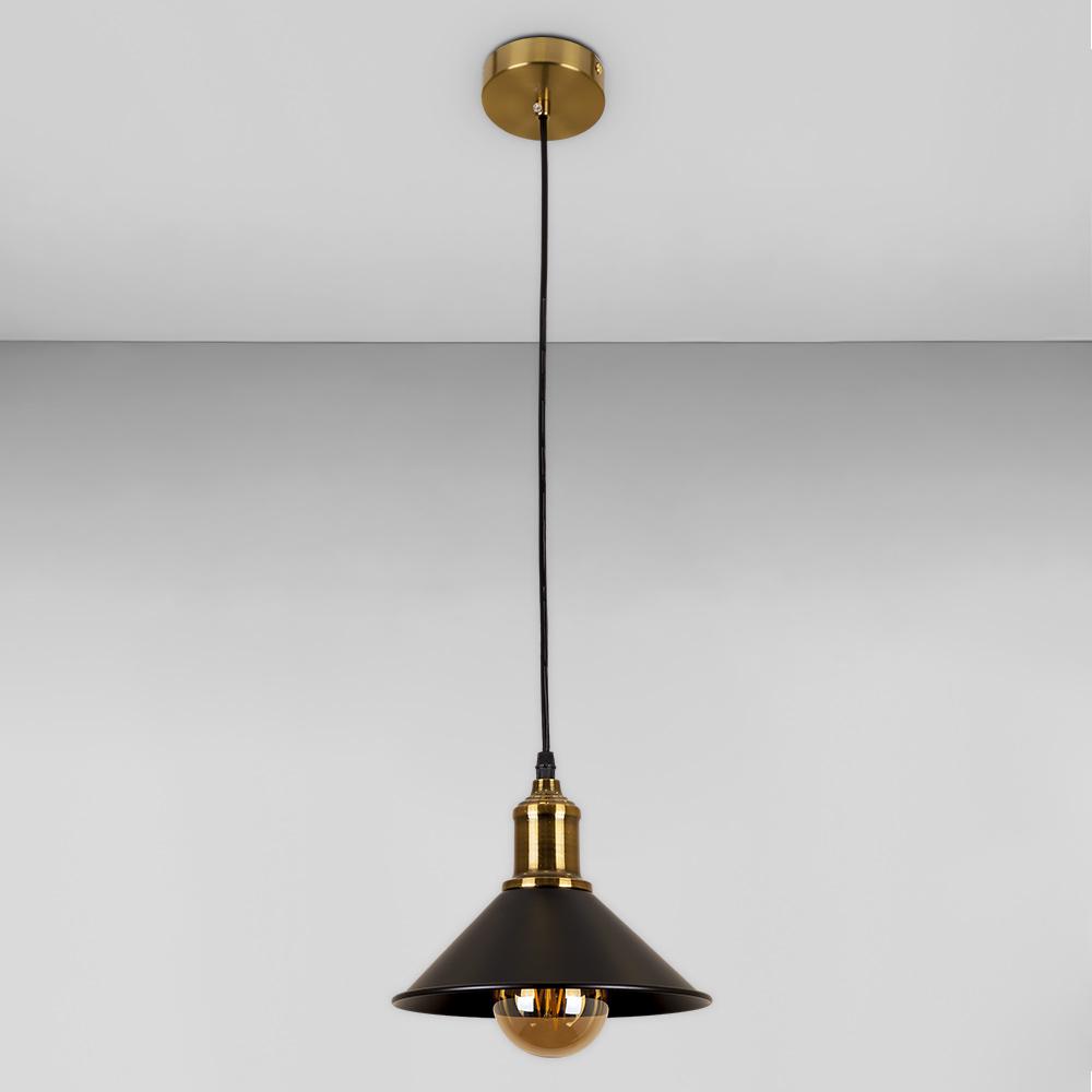 Люстра подвесная Лофт Light House LS-17179F-1 BRZ/BK Черный/Бронзовый