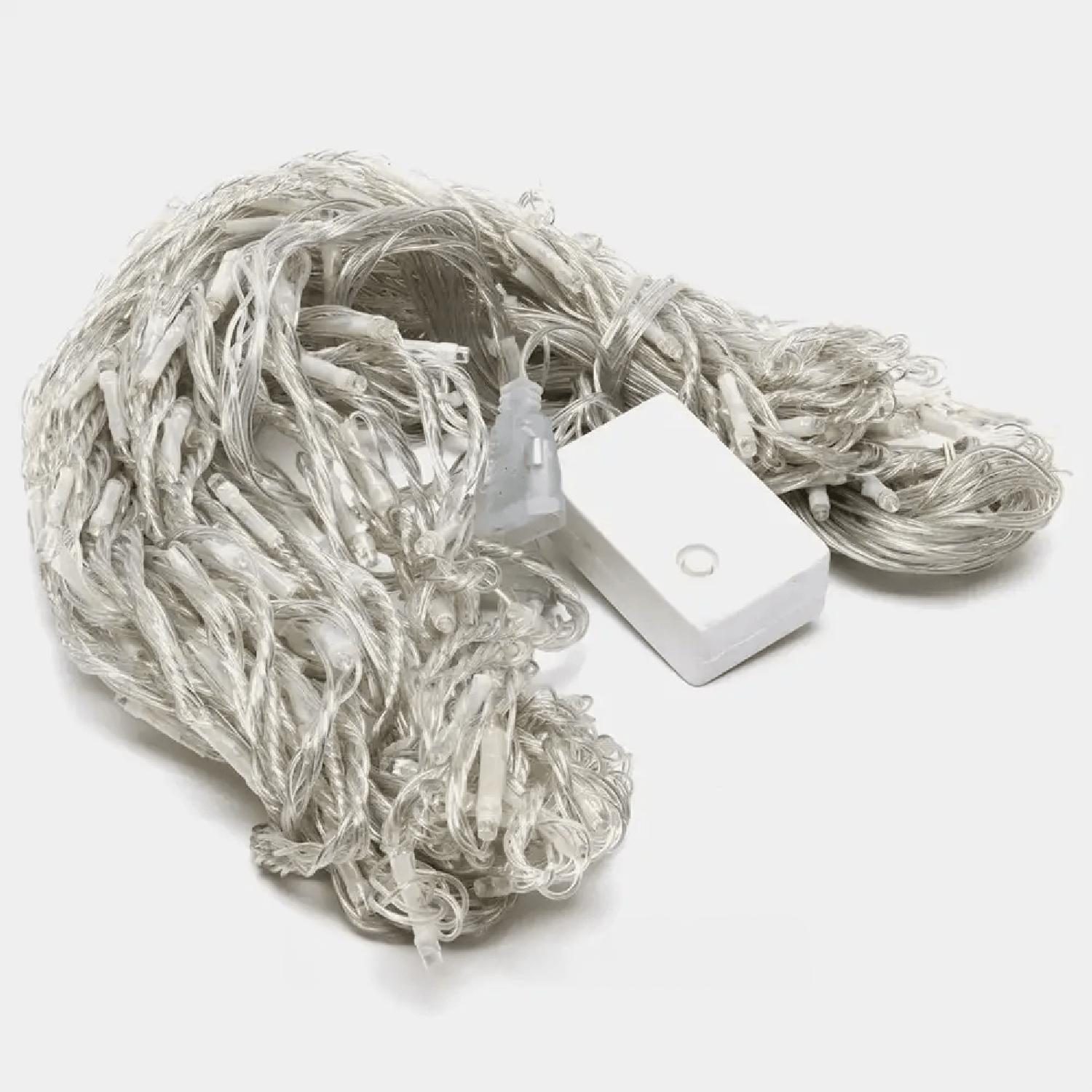 Гирлянда-штора 3х1,5 м 240LED синий свет (234567945_320)