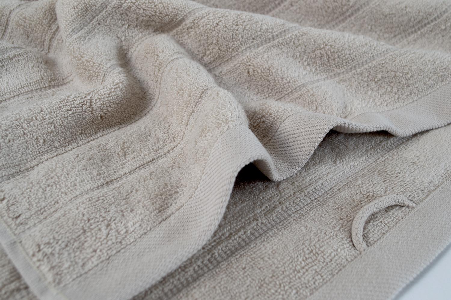 Полотенце Irya Frizz microline 500 г/кв. м 90х150 см Бежевый (12408314) - фото 4