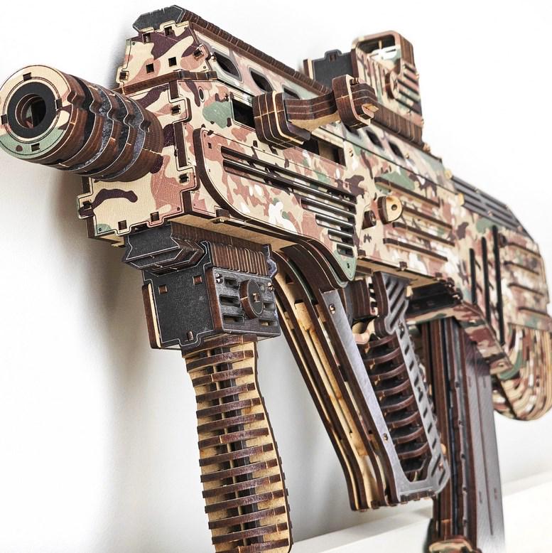 Конструктор 3D дерев’яний Vulkan-M масштабна інженерна модель без клею 70 см 490 дет. (31370760)