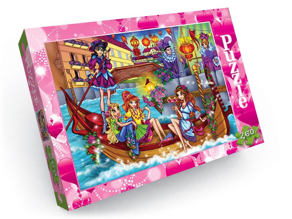 Пазлы детские Гламурные красотки 330х230 мм 260 эл. Пазлы детские Гламурные красотки 330х230 мм 260 эл.