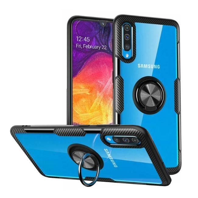 Чехол Primolux Ring Magnetic Stand для Samsung Galaxy A70 2019 SM-A705F Black (1097064627) - фото 3