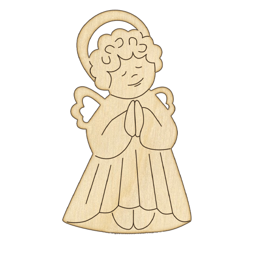 Заготовка из фанеры №25 Ангелочек (5368)