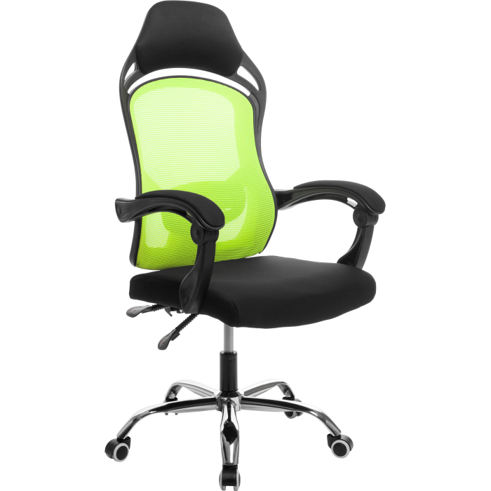 Кресло офисное GT Racer H-2201 Black/Green Кресло офисное GT Racer H-2201 Black/Green