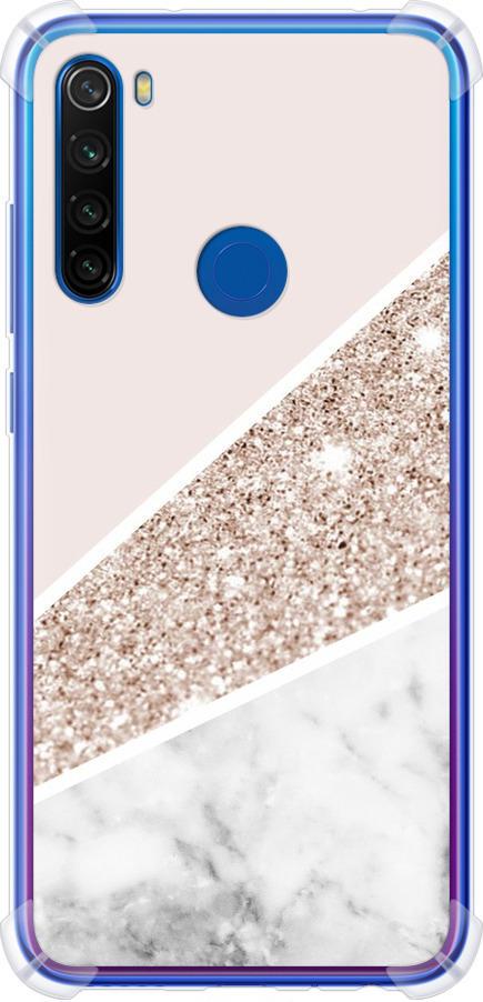 Чехол на Xiaomi Redmi Note 8T Пастельный мрамор (4342sp-1818-42517)