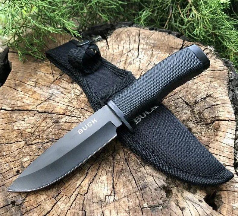 Нож для охоты Buck с черным лезвием (18986) - фото 5 Нож для охоты Buck с черным лезвием (18986) - фото 5