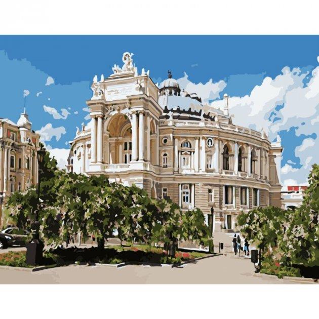 Картина по номерам Strateg Прекрасный оперный с лаком и уровнем 40x50 см (SY6557)