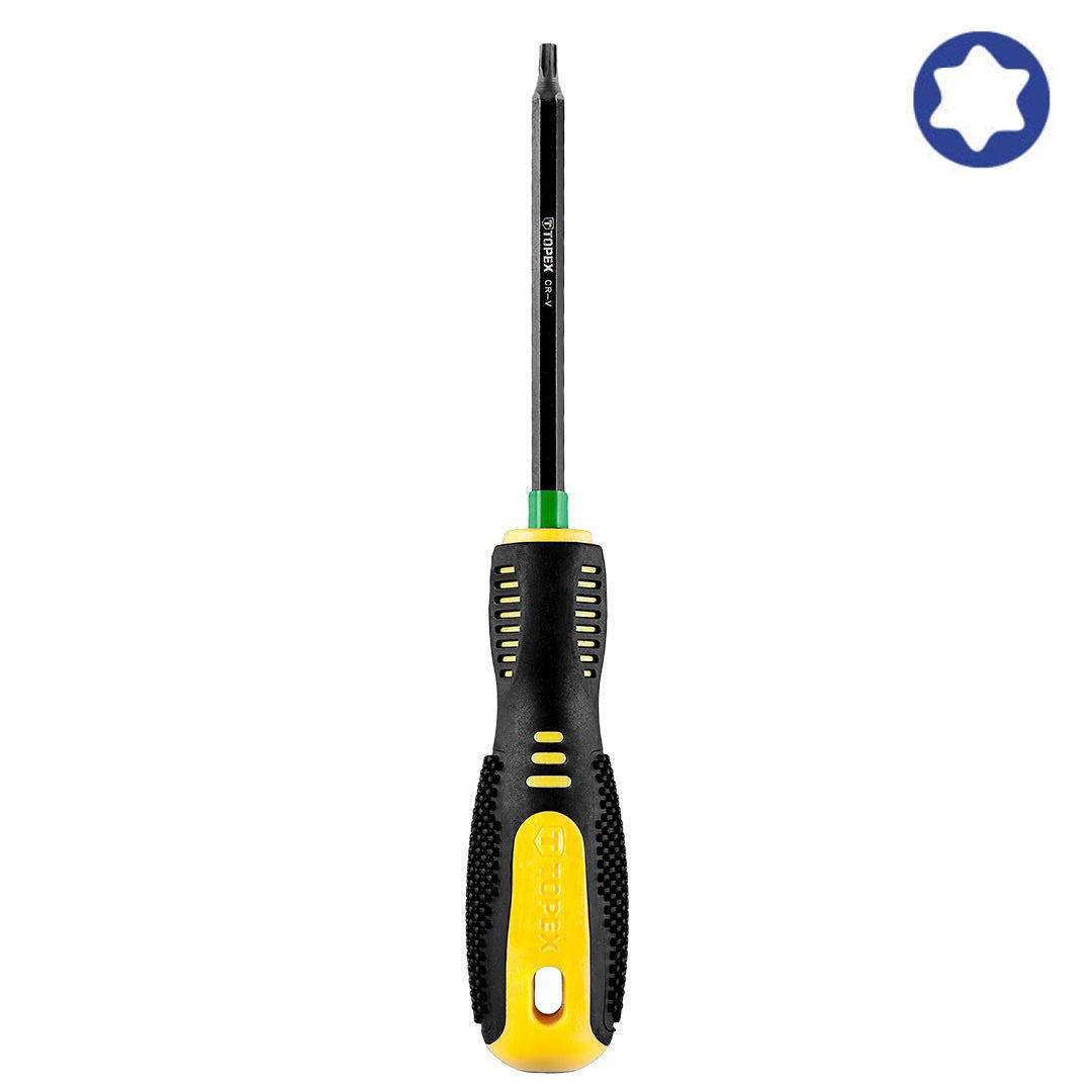 ᐉ Отвертка-звездочка Т20 Topex 39D844 100 мм Torx магнитная