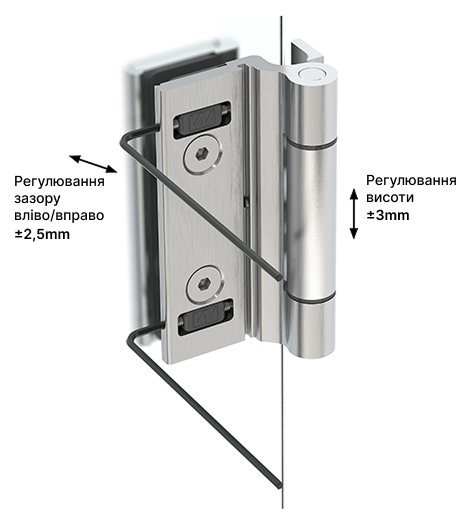 Петля для стекла WALA WTB с круглой крышкой Черный (WTB8010441X BL) - фото 2 Петля для стекла WALA WTB с круглой крышкой Черный (WTB8010441X BL) - фото 2