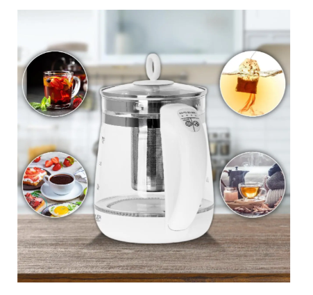 Чайник стеклянный Adler с заварочным блоком и регулятором температуры 1,5 л (AD 1299) - фото 10 Чайник стеклянный Adler с заварочным блоком и регулятором температуры 1,5 л (AD 1299) - фото 10