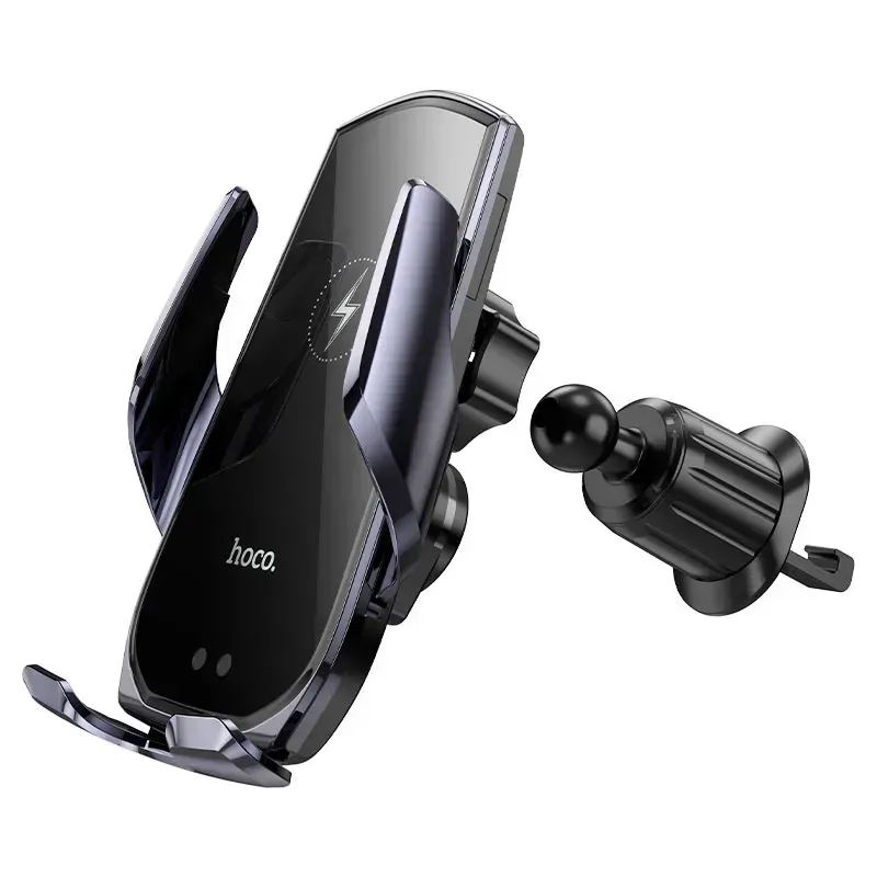 Тримач автомобільний з бездротовою зарядкою Hoco CA202 Plus Black (774104) Тримач автомобільний з бездротовою зарядкою Hoco CA202 Plus Black (774104)