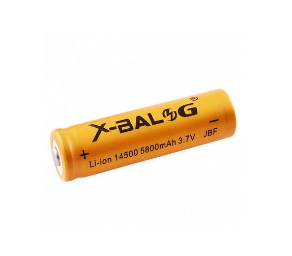 Акумулятор 14500 X-Balog 5800 mAh Gold (9b5353db) - фото 1