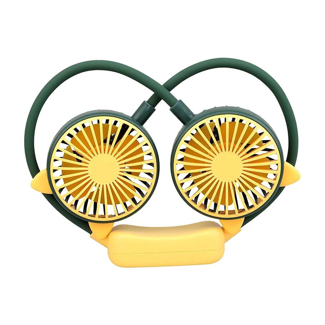 Вентилятор нашейный Hanger Fun USB аккумуляторный 500 mAh Зеленый (fa6105b4)