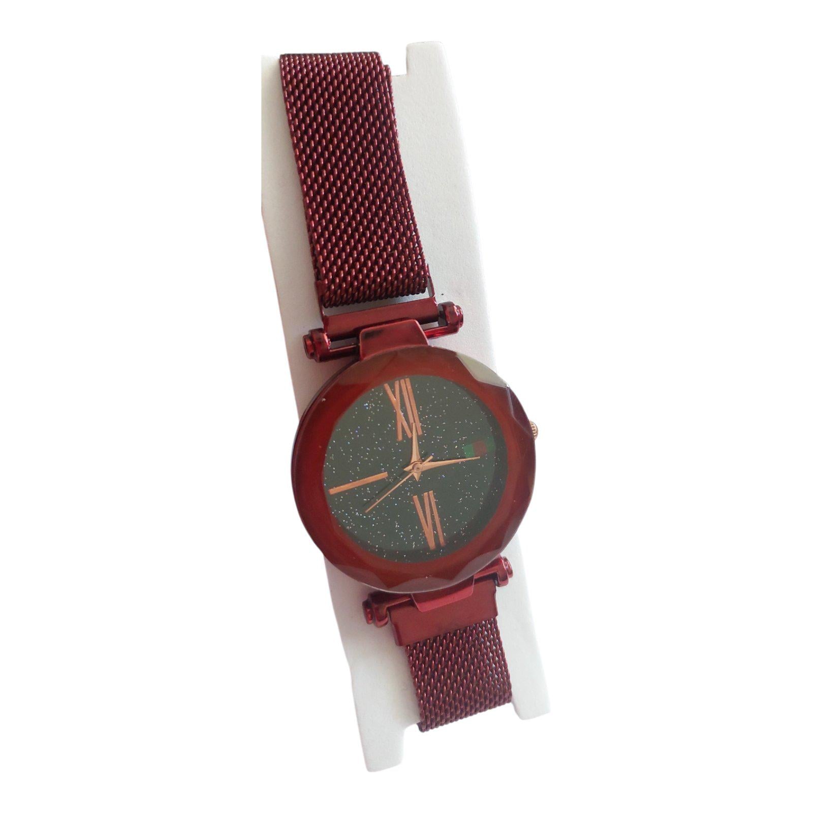 Часы наручные женские Starry sky watch кварцевый на магнитной застежке Красный (34892950) Часы наручные женские Starry sky watch кварцевый на магнитной застежке Красный (34892950)