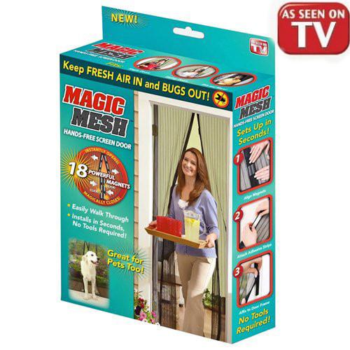 Шторка антимоскітна магнітна Magic Mesh -10316 - фото 4 Шторка антимоскітна магнітна Magic Mesh -10316 - фото 4