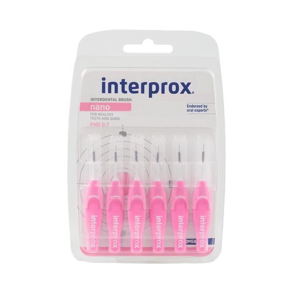 Ершики межзубные Interprox 4G Nano 0,6 мм 6 шт. (1091)