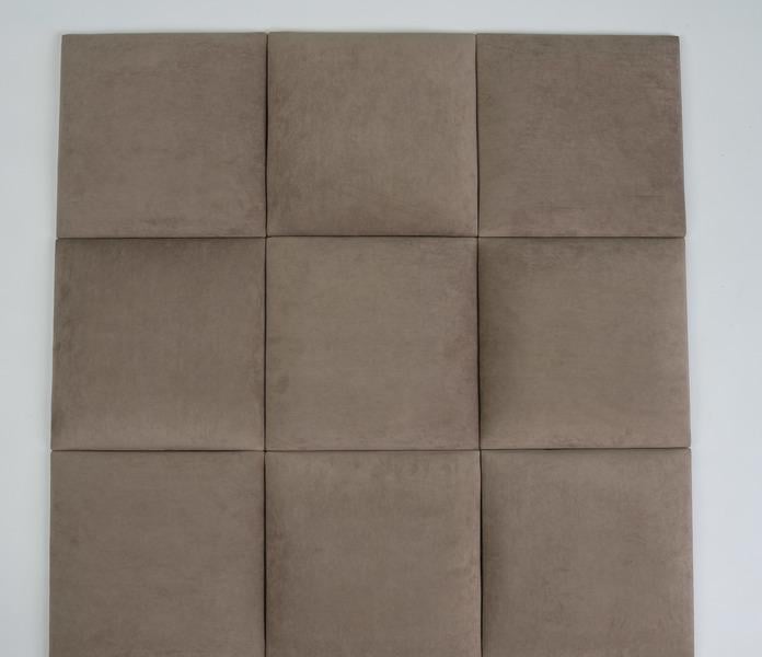 Стеновая панель самоклеящаяся мягкая Soft Pan велюр 30х30х3,7 см матовый Лате (303007)