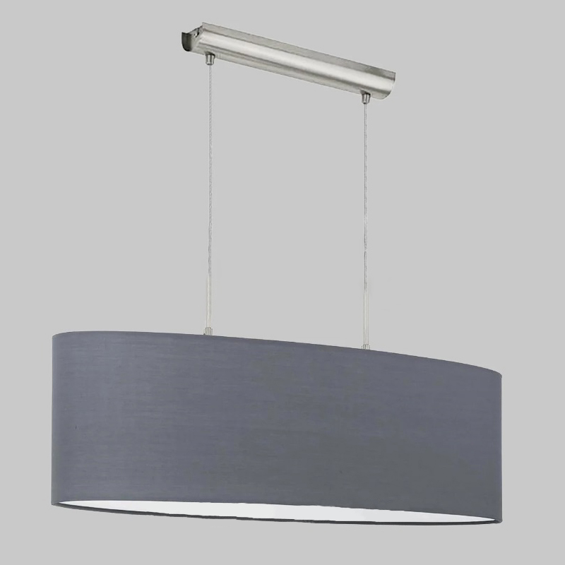 Люстра подвесная Light House Cерый (NM-S14686/2D WT+SM+WT)