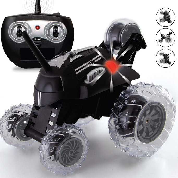 Автомобіль із дистанційним керуванням RC Cars Thunder Tumbler Race Monster Truck Black - фото 2 Автомобіль із дистанційним керуванням RC Cars Thunder Tumbler Race Monster Truck Black - фото 2