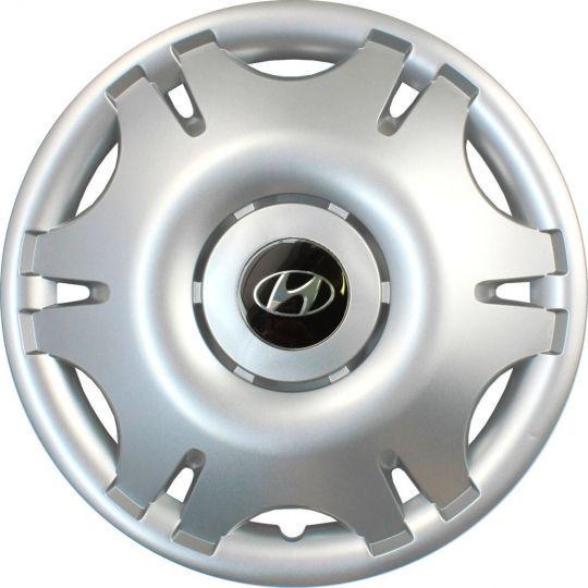 Автомобильные колпаки SKS 305 R15 с логотипом Hyundai 4 шт. Серебристый