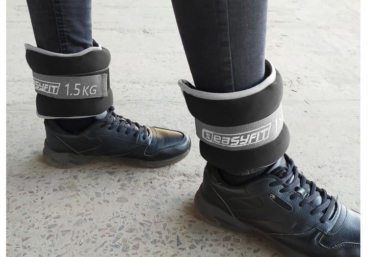 Утяжелители EasyFit Myaki по 1,5 кг для ног и рук с металлом пара (EF-AWTN-150) - фото 5 Утяжелители EasyFit Myaki по 1,5 кг для ног и рук с металлом пара (EF-AWTN-150) - фото 5