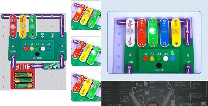 Игрушка детский электро-конструктор SmartLab научный STEM-набор из 37 дет. - фото 3