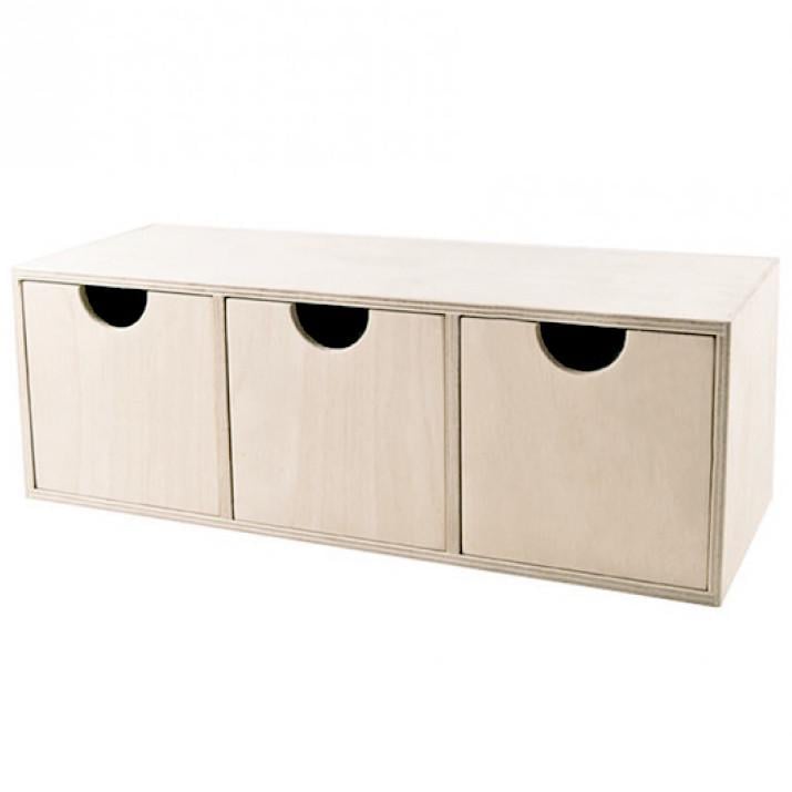 Мини-комод из дерева Бандар Бланже (МНК-001301)