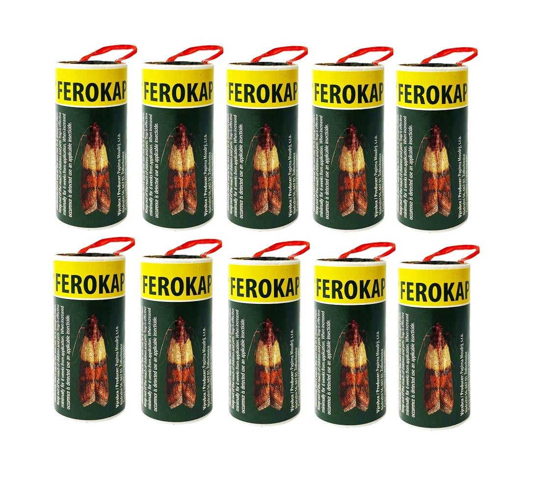 Лента липкая от моли Ferokap феромонная 10 шт. (00246) Лента липкая от моли Ferokap феромонная 10 шт. (00246)