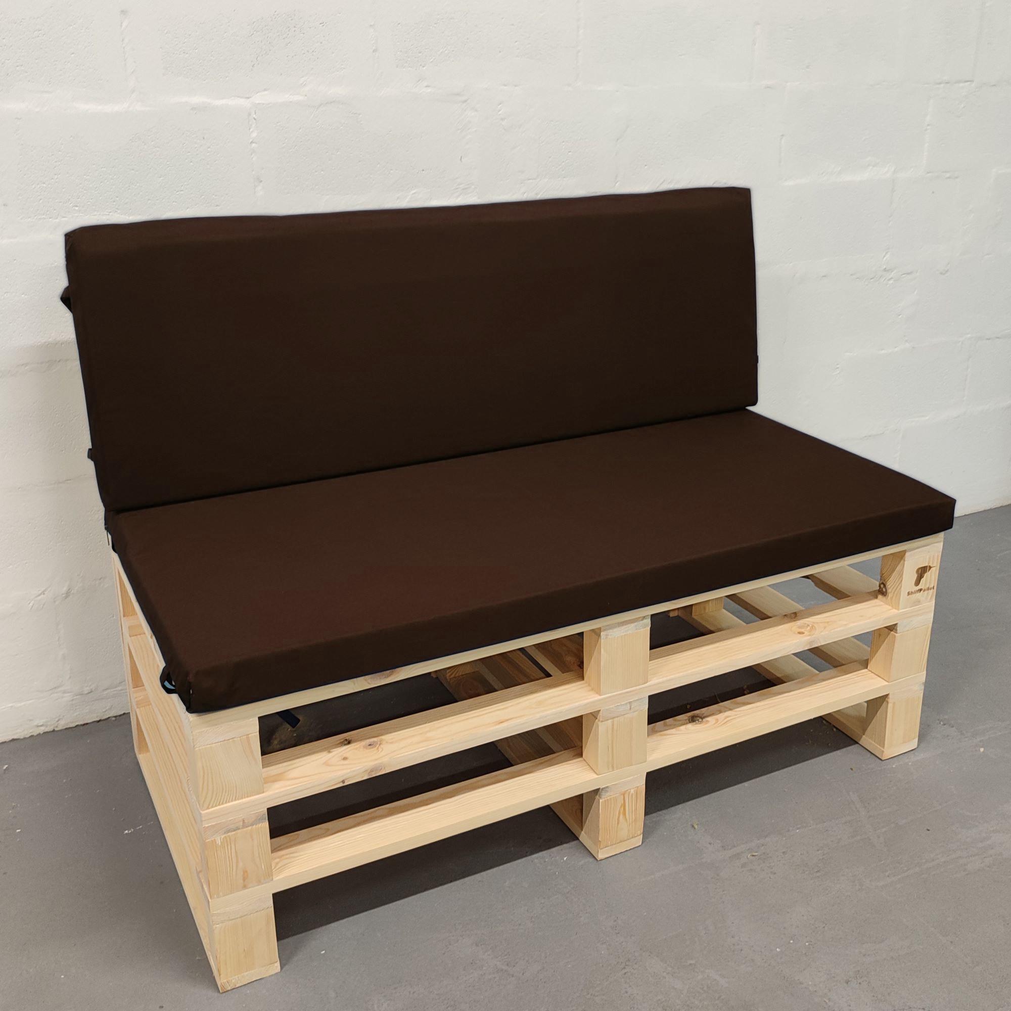 Комплект водоотталкивающих подушек для паллет-дивана eGarden оксфорд 120x60x5/120x40x5 см Коричневый (5696) - фото 1 Комплект водоотталкивающих подушек для паллет-дивана eGarden оксфорд 120x60x5/120x40x5 см Коричневый (5696) - фото 1